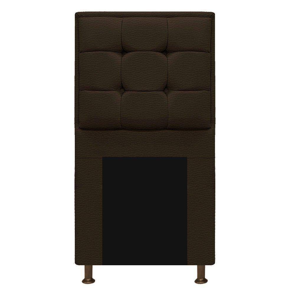 Cabeceira Copenhague 100 Cm Solteiro Corano Marrom