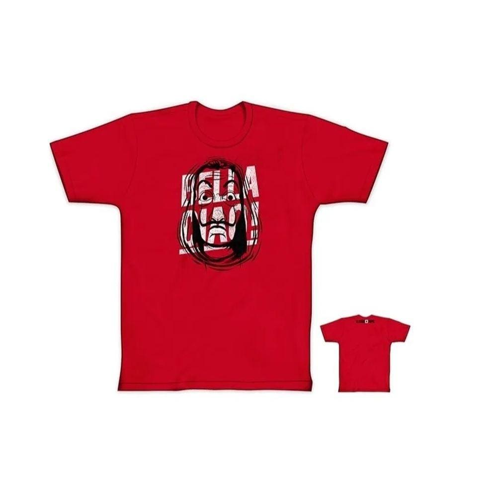Camiseta Bella Ciao Vermelho Tam GG CLUBE COMIX 18961