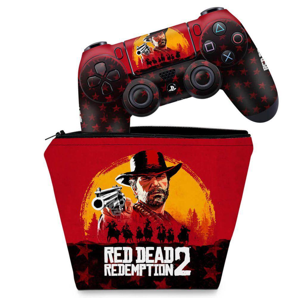 Skin Adesivo Playstation 4 PS4 PRO Red Dead Redemption 2