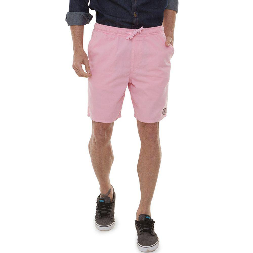 short jeans rosa masculino