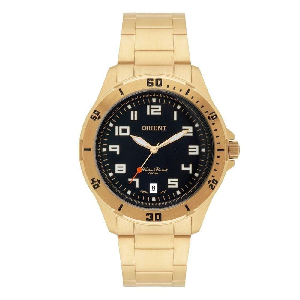 Relógio Orient Masculino Mgss1105a P2kx Dourado Analógico