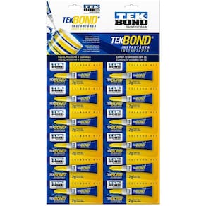 Cola Instantânea 2G Multiuso Cartela Com 12 Unidades 10611000909 TEKBOND