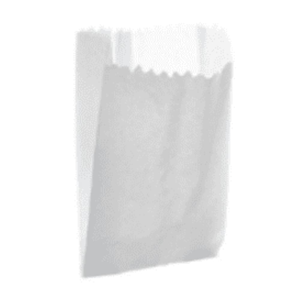 SACO DE PAPEL PARA PIPOCA - BRANCO - Pacote com 50 unidades