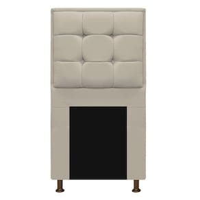 Cabeceira Copenhague 90 Cm Solteiro Corano Bege