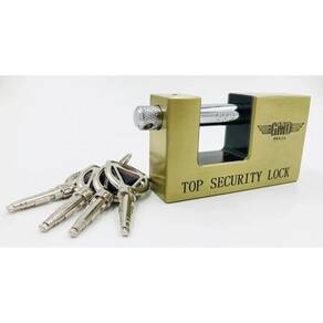 Cadeado Alta Segurança 80Mm Importado Titanium Multi Ponto