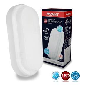 Arandela Branca Hummer Ip65 12w Branco Frio Avant