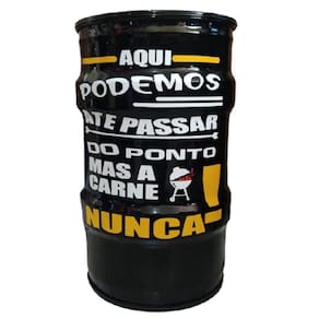 Lixeira Tambor Aquipodemos Ate Passa Do Ponto Tonel 50Lt