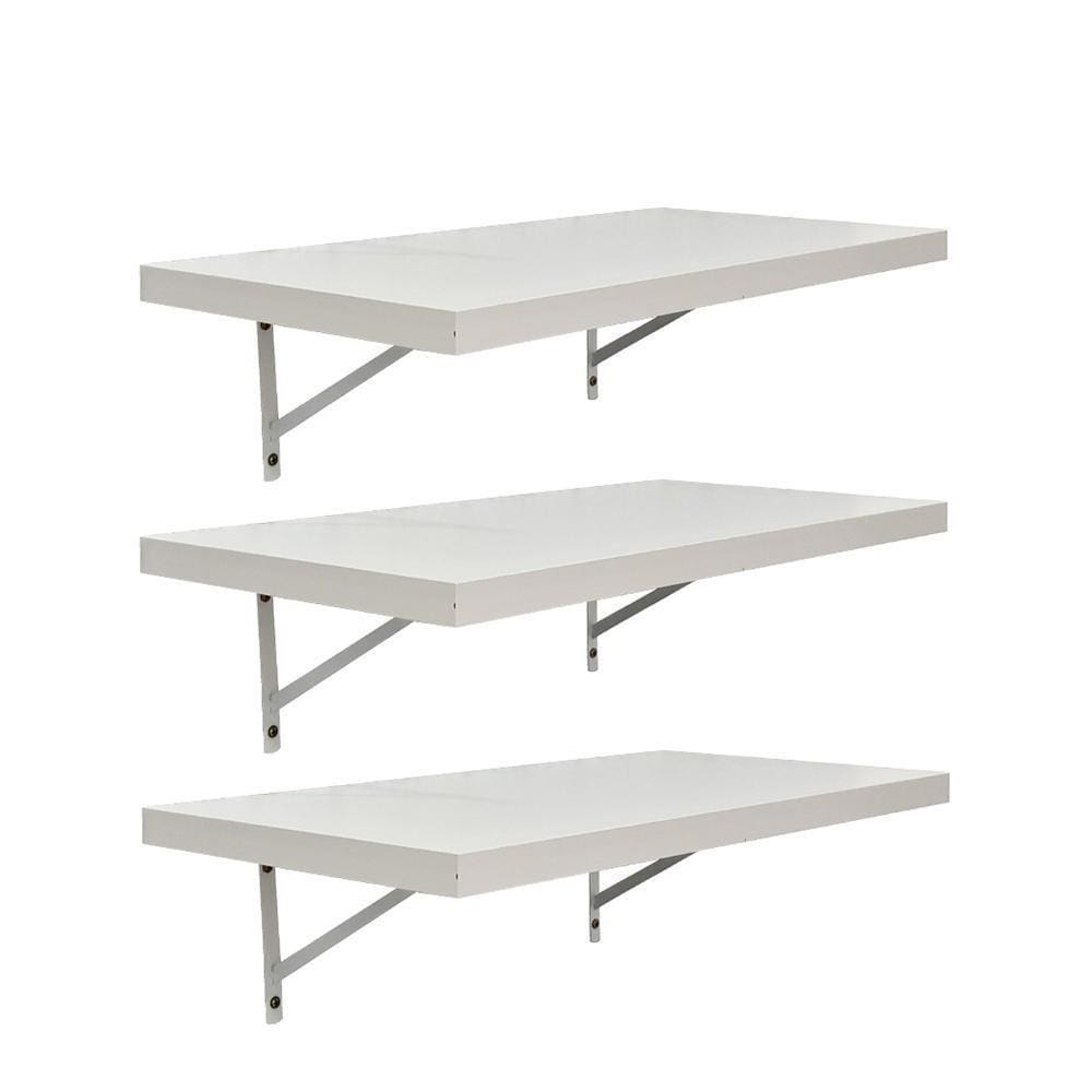 Kit 3 Prateleiras 50 x 30cm Branco Espessura 25mm