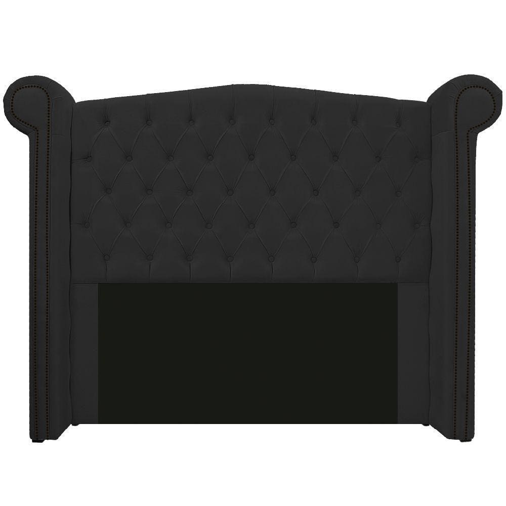 Cabeceira Veneza 160 Cm Queen Size Corano Preto