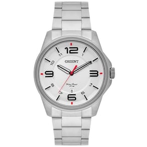 Relógio Orient Masculino MBSS1288 S2SX Pulseira de Aço prata