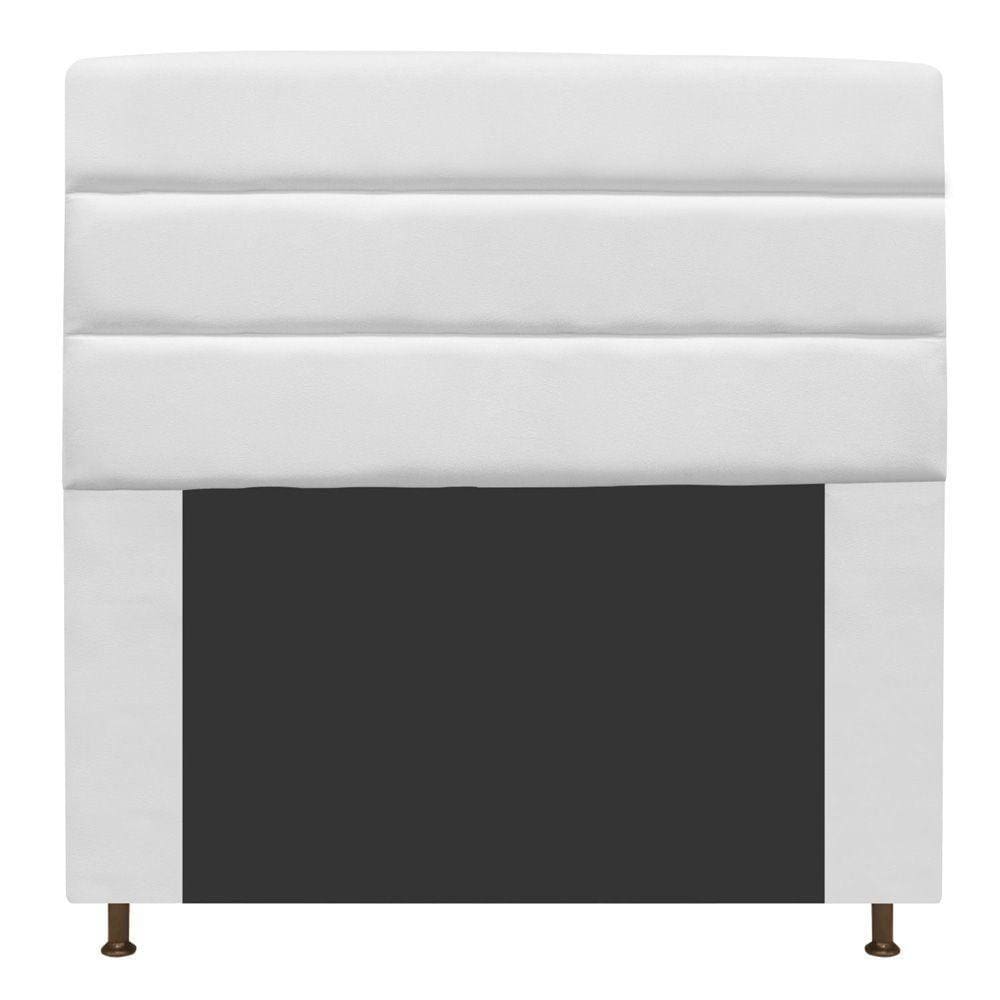 Cabeceira Turim 160 Cm Queen Size Suede Branco