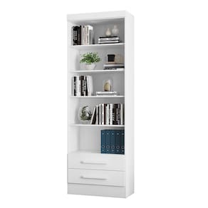 Estante Livreiro 3420 Branco Qmovi