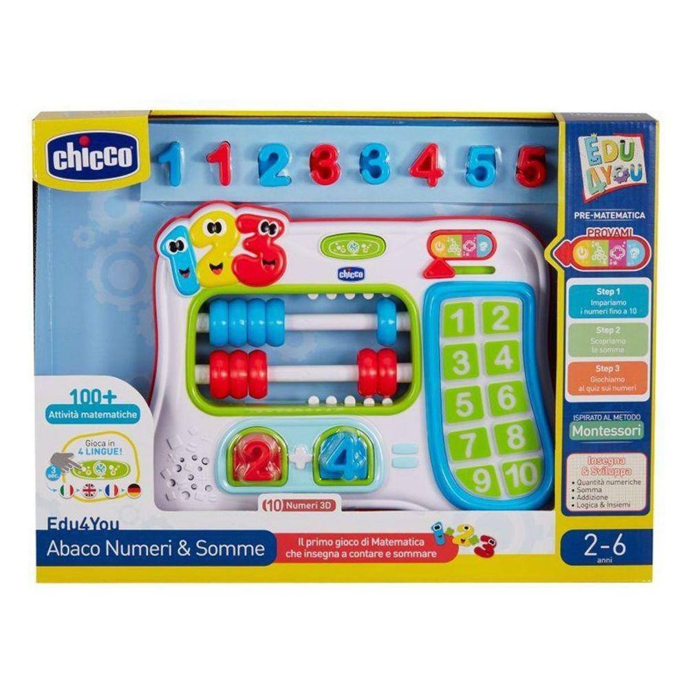 Brinquedo Educativo Ábaco Somar e Contar Bilíngue - Chicco
