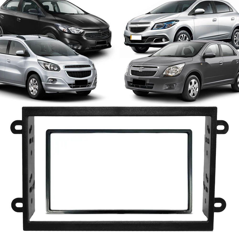 Moldura de Painel Para CD DVD 2 Din - Onix Cobalt Spin Prisma 2013 2014 2015 2016 -  Para CD DVD 2 Dins
