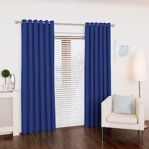 Cortina Tecido Oxford Azul-royal 300x180 Sala/quarto | Fabritex