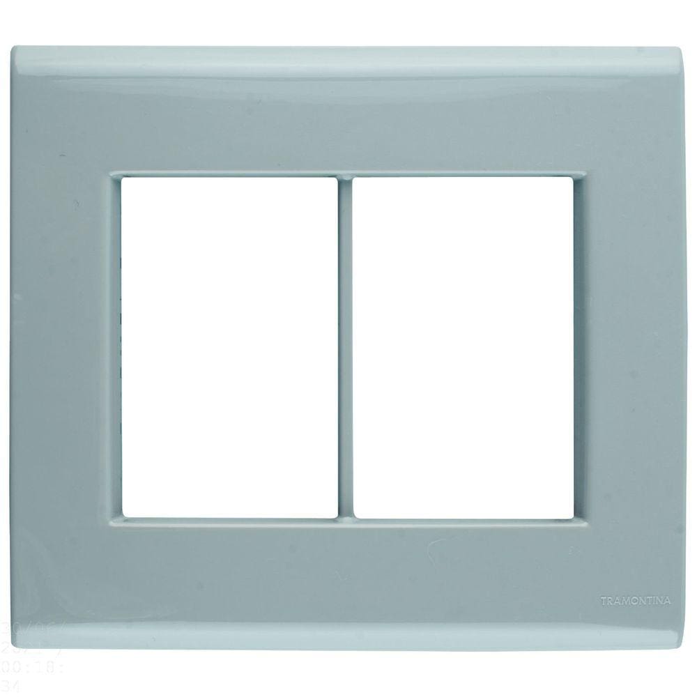 Placa 6 Postos 4x4 Tramontina Liz Azul Jeans Tramontina