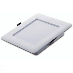 Plafon LED Tramontina Quadrado de Embutir Slim 1500 lm 18 W Bivolt 3000 K Luz Amarela Tramontina