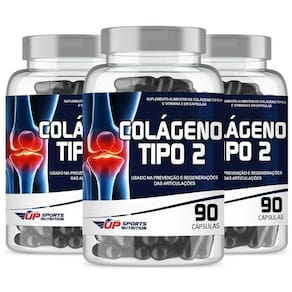 Kit 3 Colágeno Tipo 2 40Mg Com 90 Cápsulas