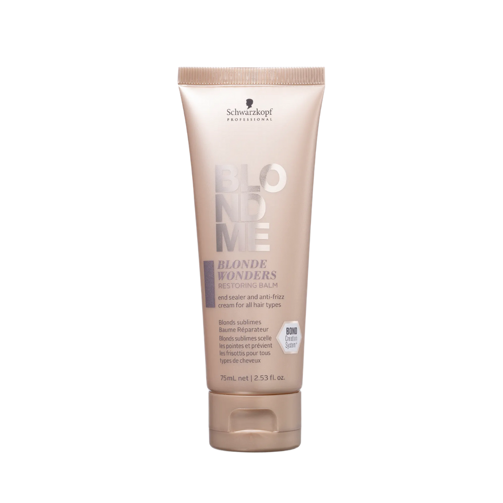 Bálsamo Restaurador Anti-frizz Blondme Schwarzkopf 75ml