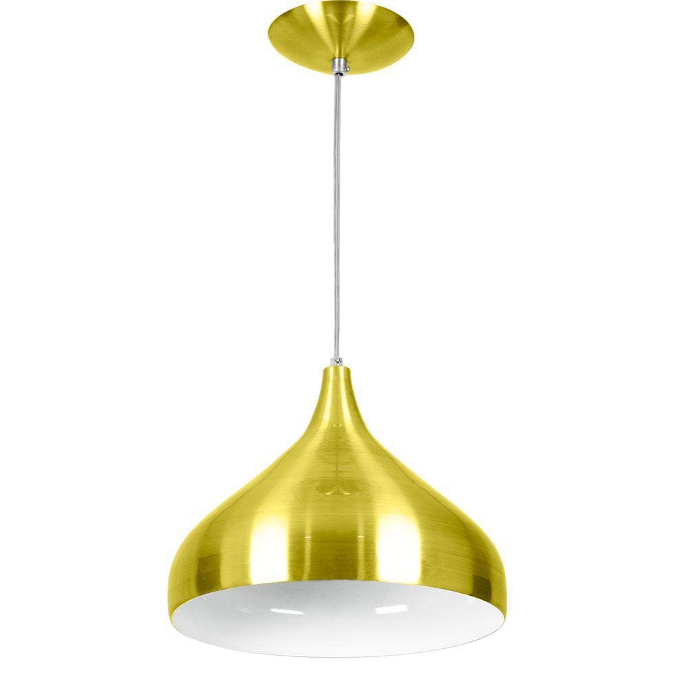 Lustre Pendente Aladim Dourado 24cm