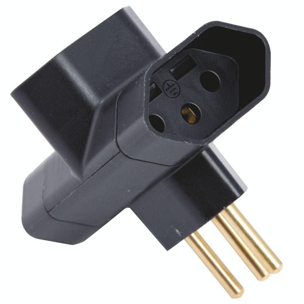 Plugue T 2P+T 10 A 250 V Tramontina Preto Tramontina