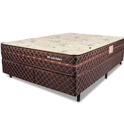 Cama Box Colchão Queen Ortopédico Firme Espuma D33 Antialérgico Certificado Bege 158x198x58cm - BF Colchões