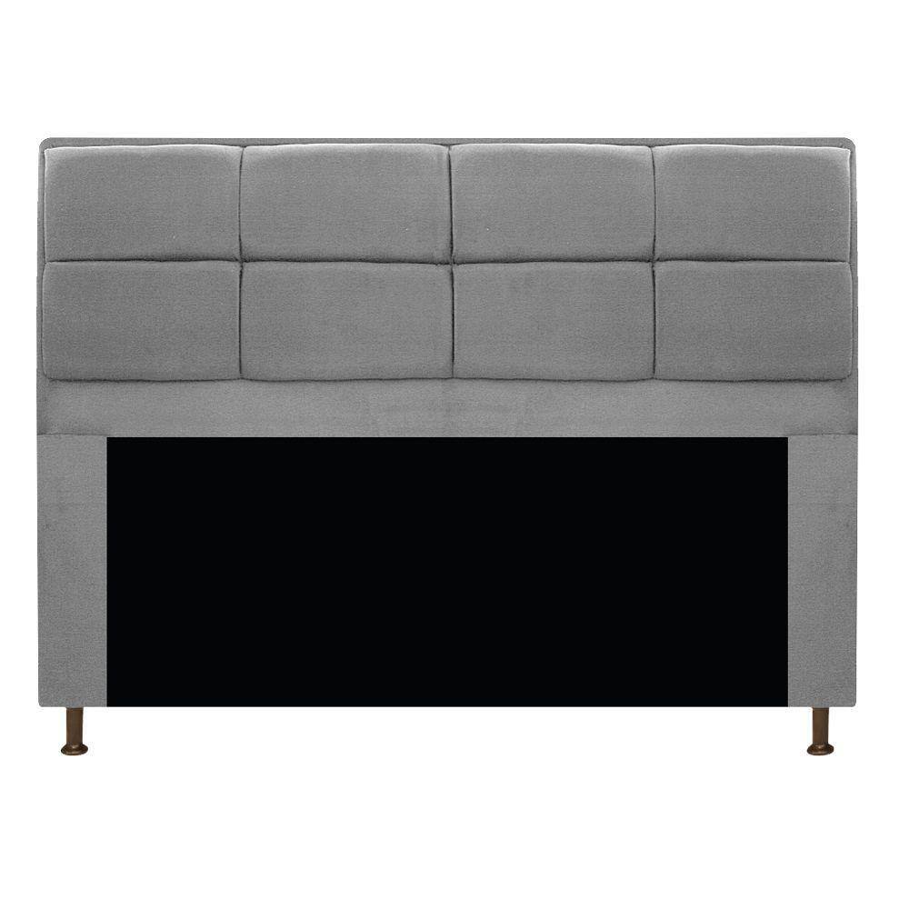 Cabeceira Munique 160 Cm Queen Size Corano Cinza