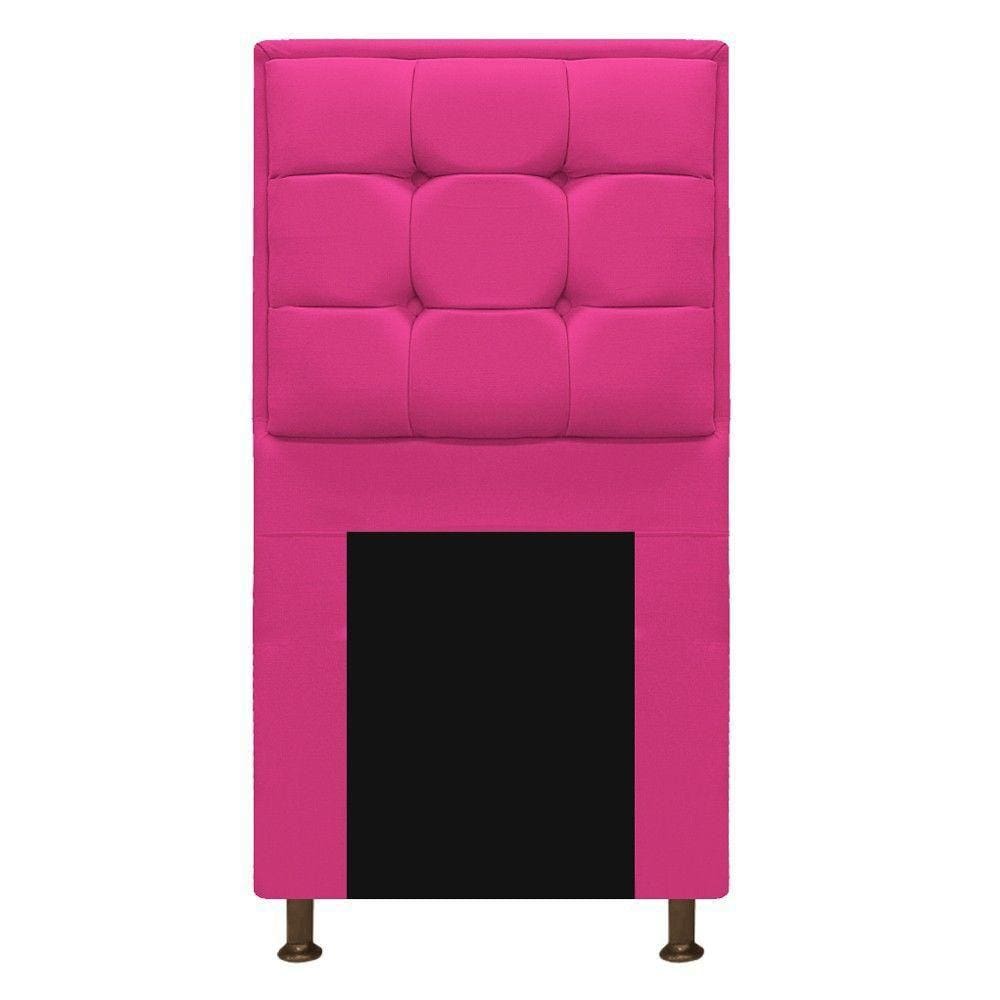 Cabeceira Copenhague 90 Cm Solteiro Suede Pink