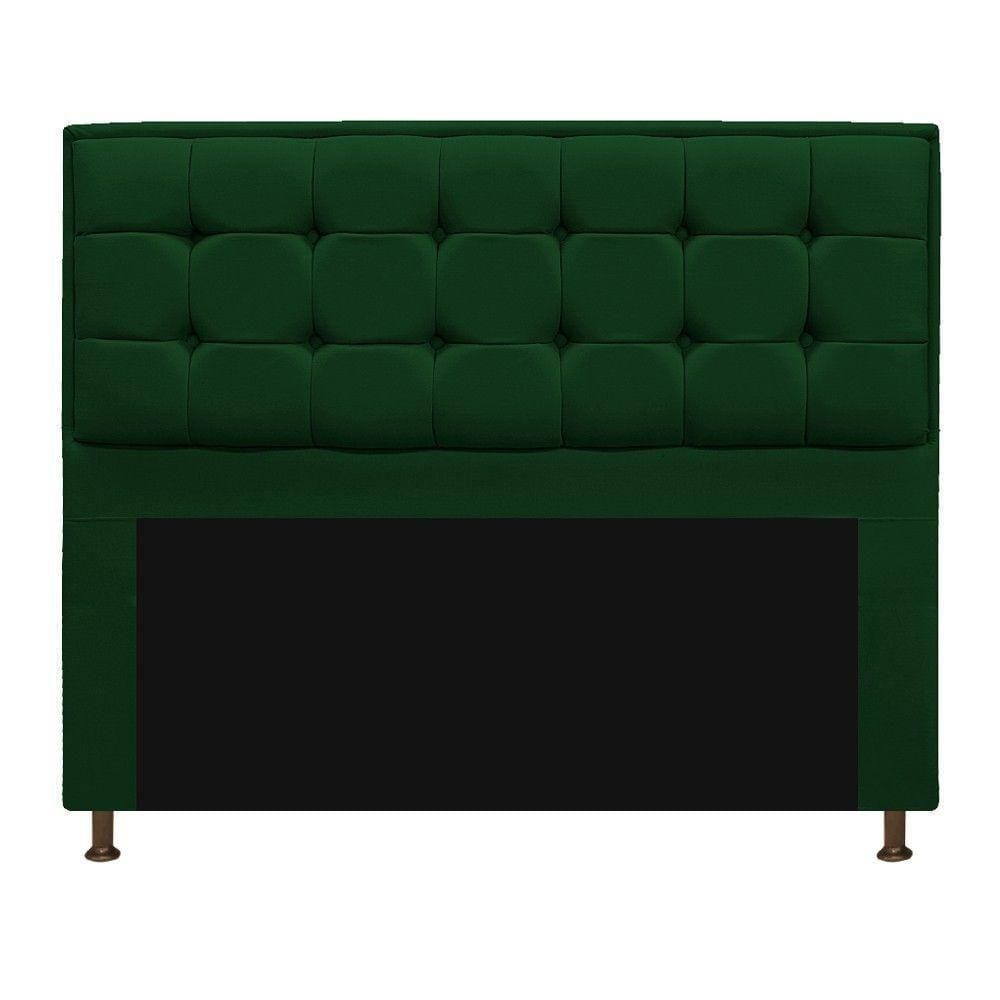 Cabeceira Copenhague 195 Cm King Size Suede Verde