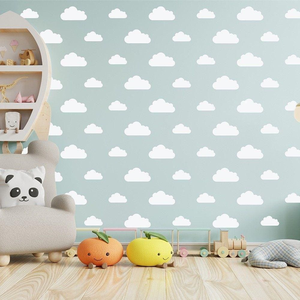 Adesivo De Parede Decorativo Infantil Nuvens