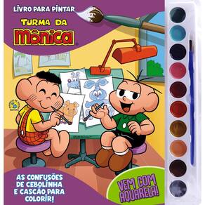 Livro - Turma da Mônica Livro para Pintar com Aquarela: Mônica e Magali em  Promoção na Americanas