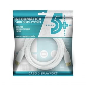 Cabo Displayport Macho X Macho 2 Metros Branco