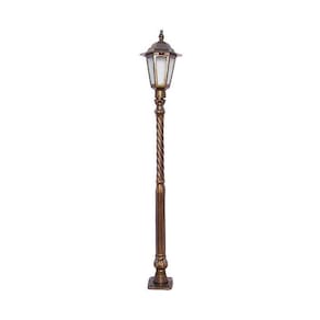 Poste Amazonas Para Jardim De Alumínio 01 Luminária 1,14M