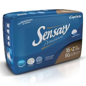 Fralda Geria Sensaty Premium Eg C/16+2
