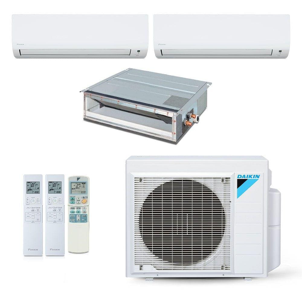 Ar Condicionado Multisplit Tri 38000 Btu(2x9000+20000) Quente/frio - Inverter - Daikin - 220v - Ctxs09pmvm / 3mxs24pmvm