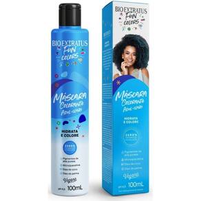 Máscara Colorante Azul Claro Fun Colors 100mL Bio Extratus