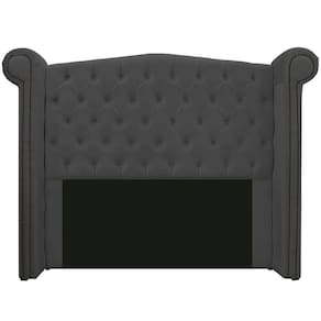 Cabeceira Veneza 160 Cm Queen Size Corano Cinza