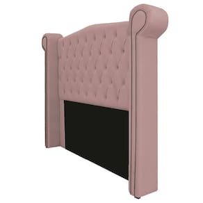Cabeceira Veneza 195 Cm King Size Suede Rosê