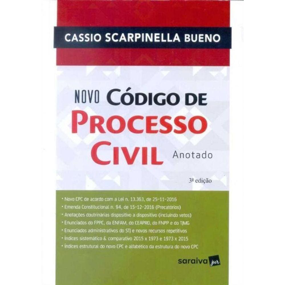 Novo Código de Processo Civil Anotado