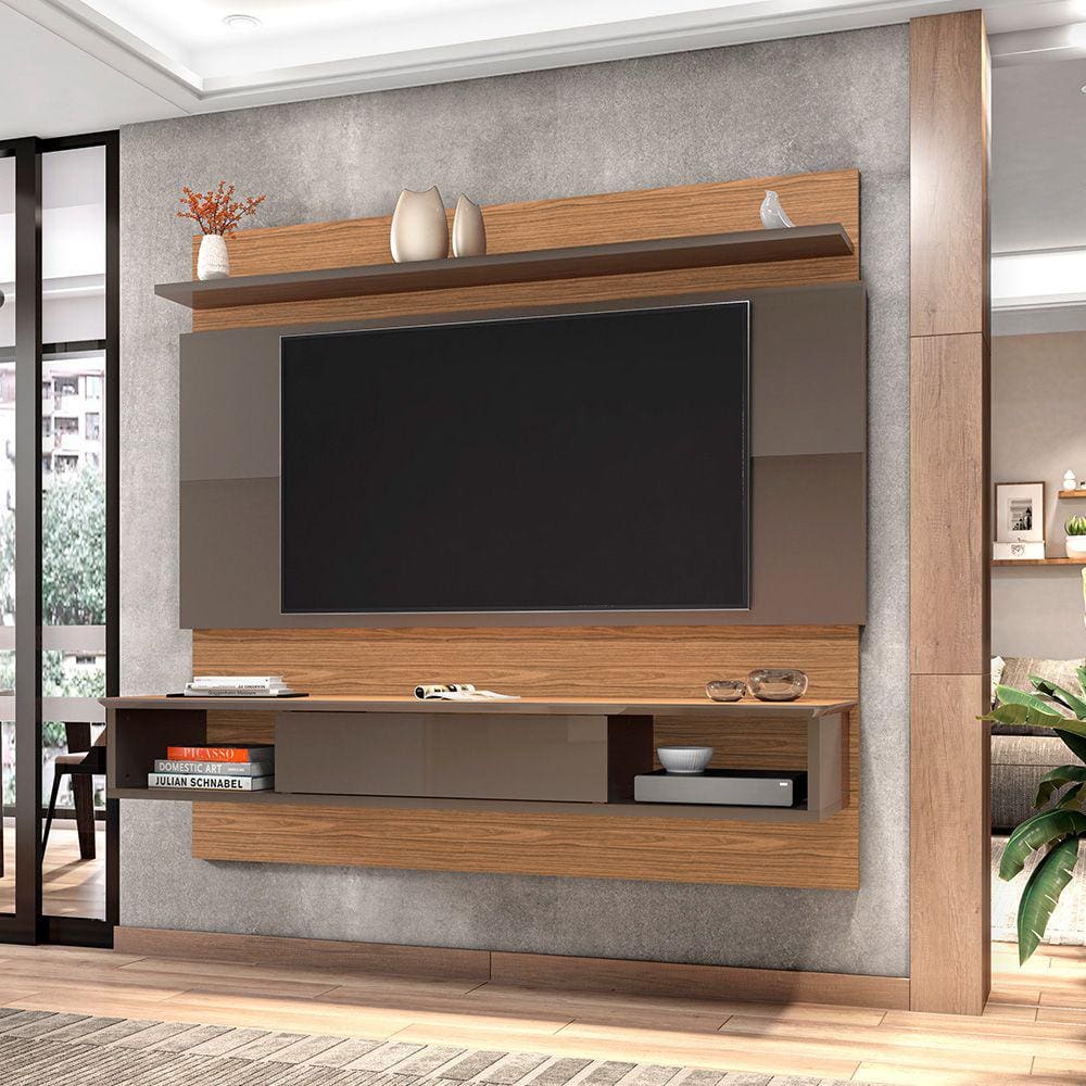 Painel Napoles 180 Cm Sala Para Tv até 55 Polegadas