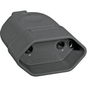 Plugue Fêmea 2P 10 A 250 V Tramontina Preto Tramontina
