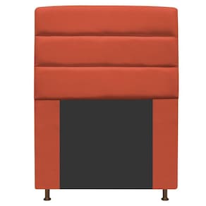 Cabeceira Turim 90 Cm Solteiro Suede Terracota