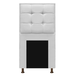 Cabeceira Copenhague 100 Cm Solteiro Corano Branco