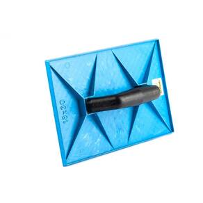 Desempenadeira Plastica Corrugada Azul 18x30cm Beltools