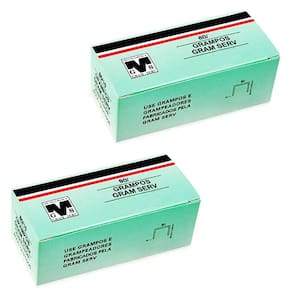 Grampo para grampeador pneumático 80/06mm Rocama - 2 Caixas