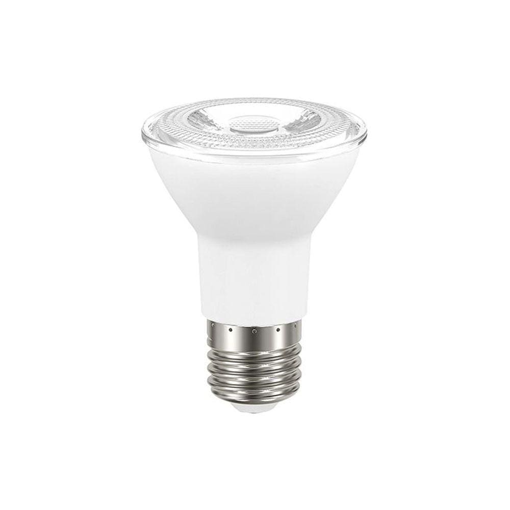 Kit 6 Lâmpadas Led Taschibra Par 20 7W Bivolt E27 2700K Luz Amarela