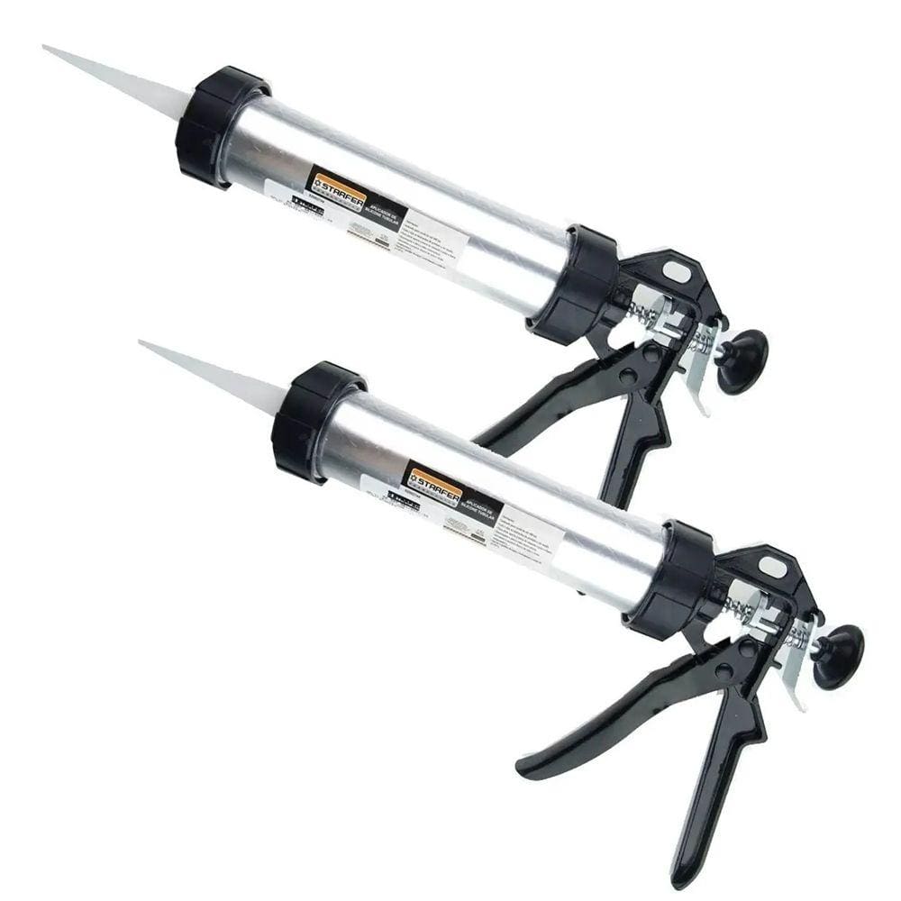 Kit 2 Aplicador de Silicone com Tubo Profissional Tubular Starfer