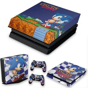 Xbox 360 Slim Capa Anti Poeira - Sonic The Hedgehog - Pop Arte Skins