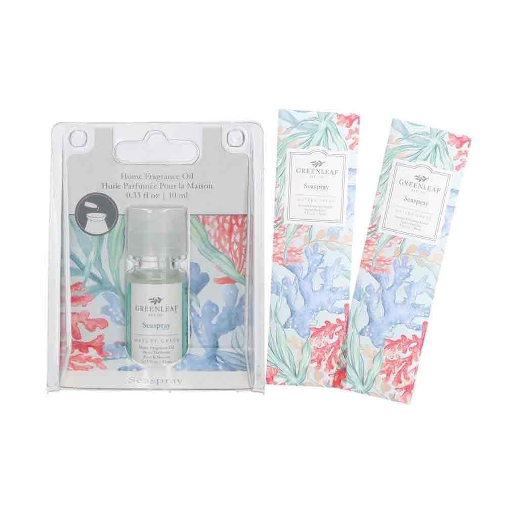 KIT Oleo Aromatizador 2 Sachês Greenleaf Seaspray Slim