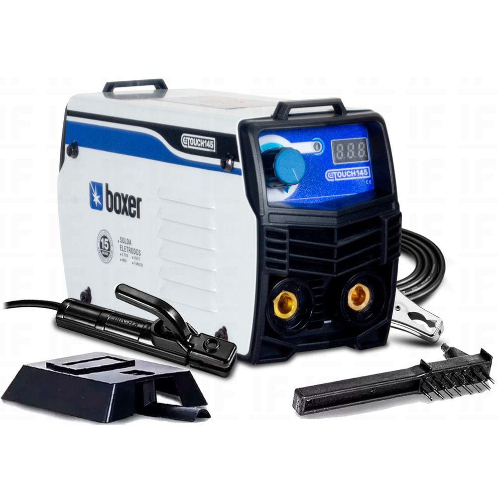 Máquina De Solda Inverter Boxer Touch 145 Branca 220v